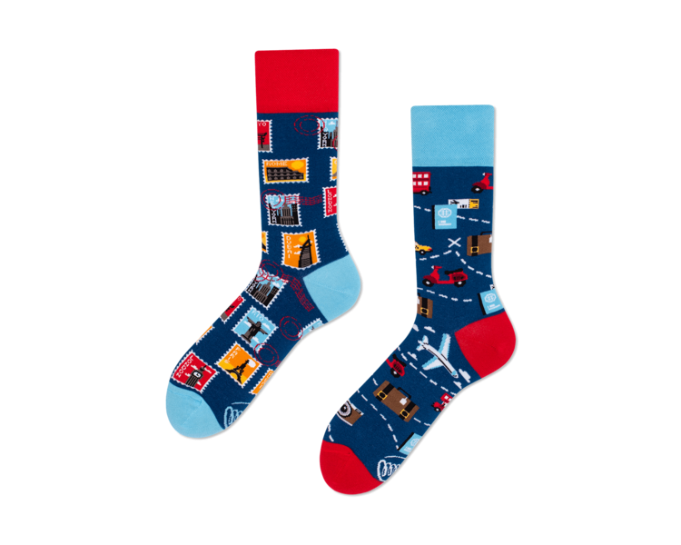 Socken The Traveler, Gr. 35-38 - MANY 26568