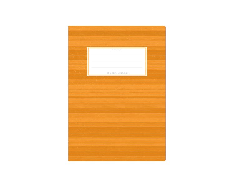 DIN A5 Heftumschlag orange - MINOU SUA5U008