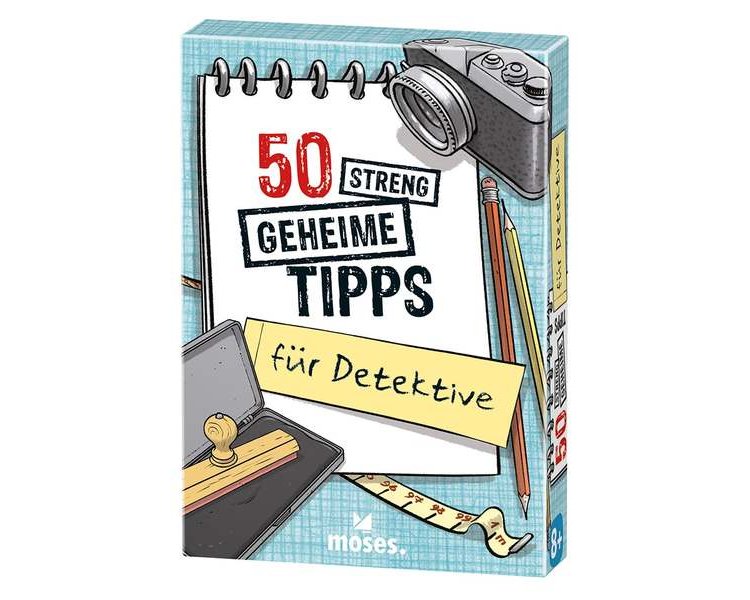 50 streng geheime Tipps für Detektive - MOSES 030240