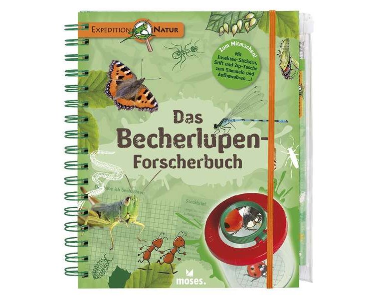 Expedition Natur - Das Becherlupen-Forscherbuch - MOSES 105770