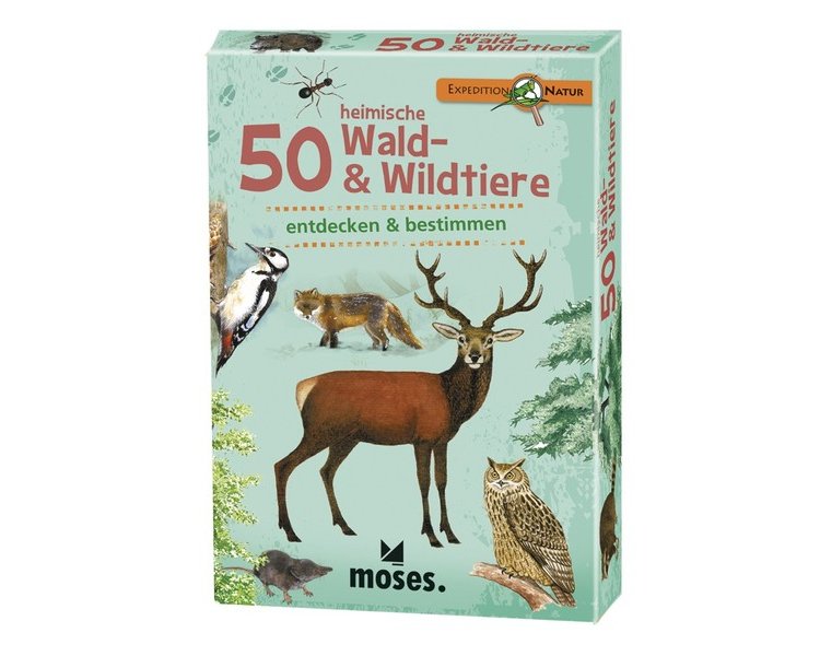 Expedition Natur: 50 heimische Wald- & Wildtiere - MOSES 009739 Expedition Natur: 50 heimische Wald- & Wildtiere - MOSES 009739