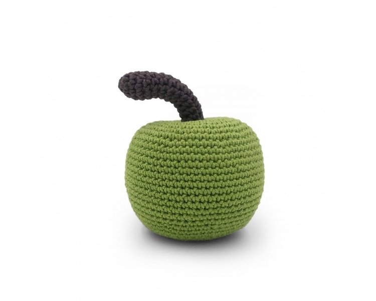 Häkelrassel Apfel - MYUM 66878