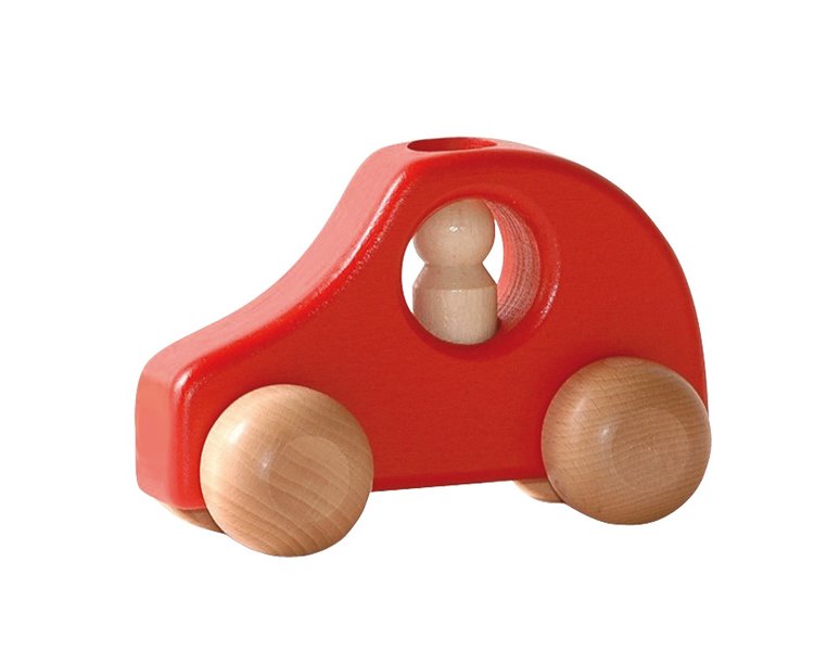 PKW rot mit 1 Männlein - OSTHEIMER 5560226