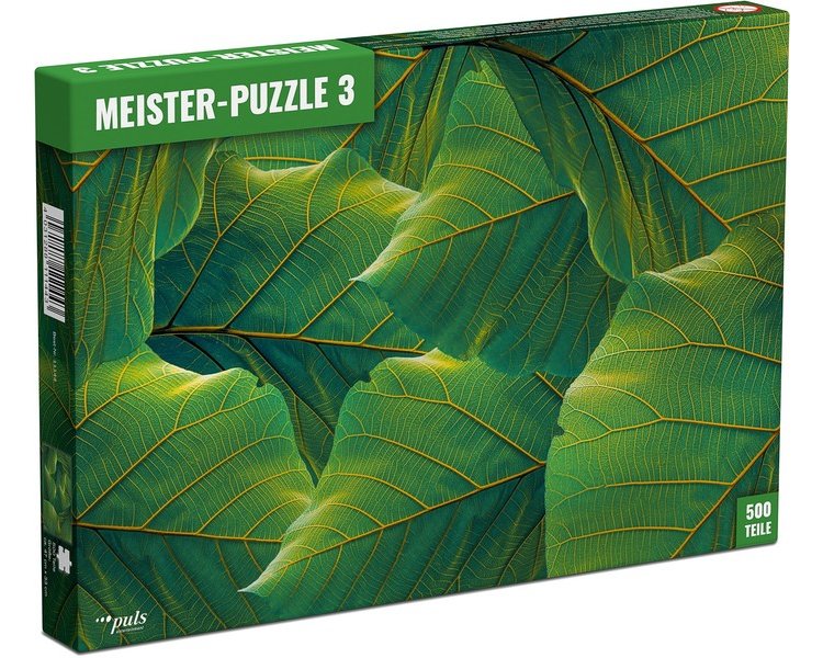Meister-Puzzle 3: Blätter, 500 Teile - PULS 11144