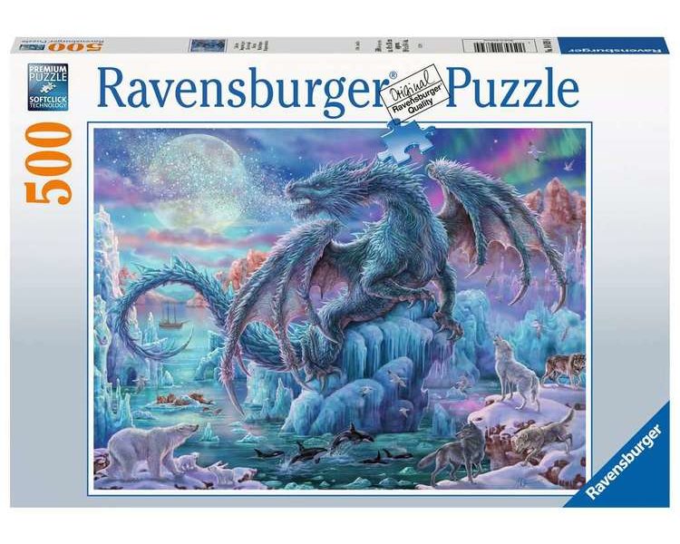 Puzzle 500 Teile: Eisdrache - RAVEN 14839