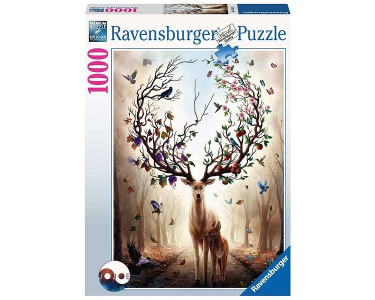 Puzzle 1000 Teile: Magischer Hirsch - RAVEN 15018
