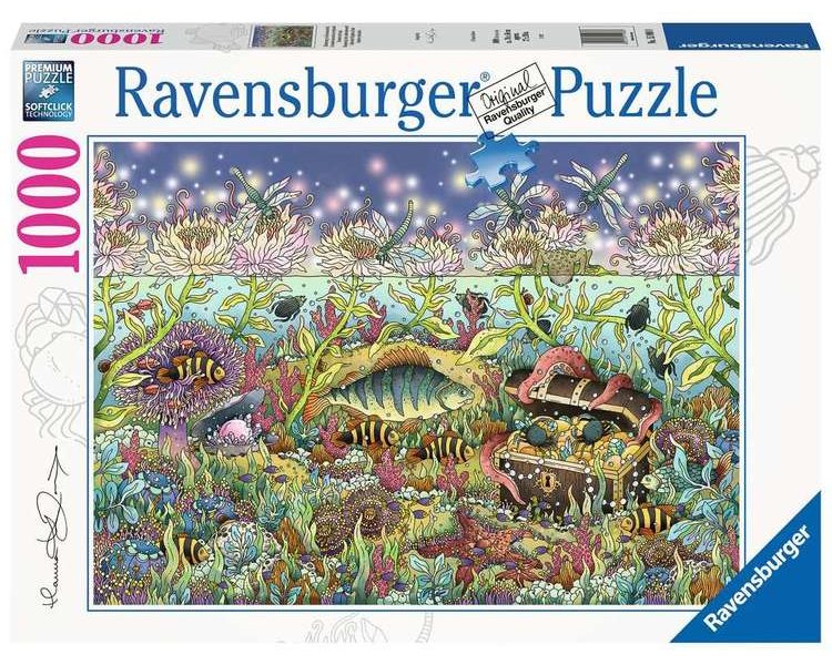 Puzzle 1000 Teile: Dämmerung im Unterwasserreich - RAVEN 15988