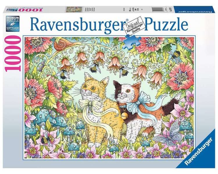 Puzzle 1000 Teile: Kätzchenfreundschaft - RAVEN 16731