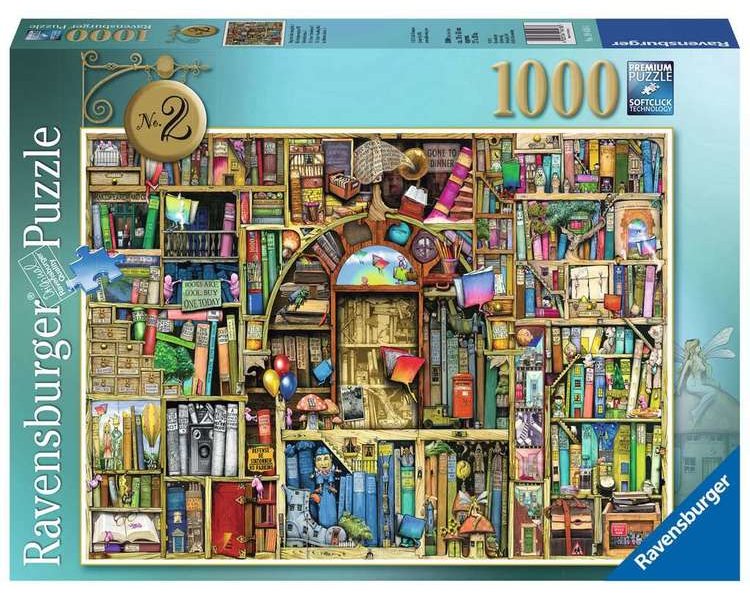 Puzzle 1000 Teile: Magisches Bücherregal 2 - RAVEN 19418