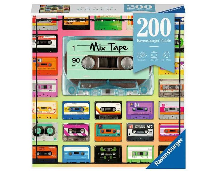 Puzzle 200 Teile Moment: Mix Tape - RAVEN 12962
