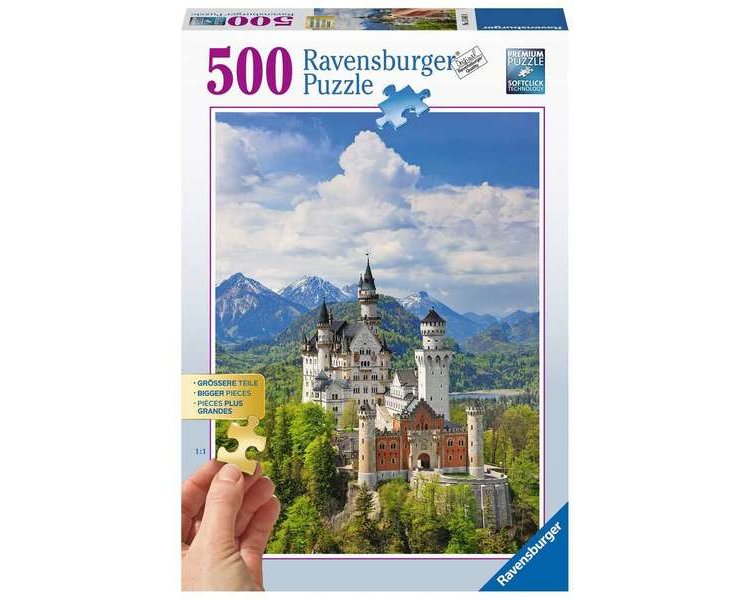 Puzzle 500 Teile Goldedition: Märchenhaftes Schloss - RAVEN 13681