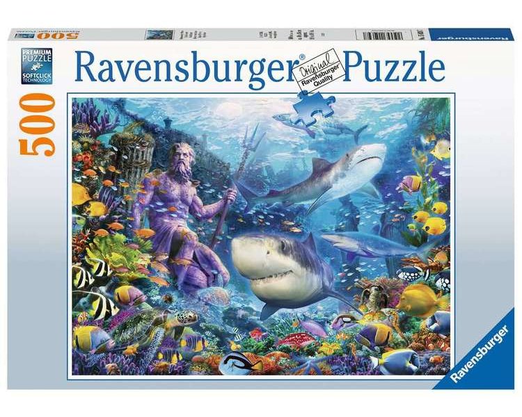 Puzzle 500 Teile: Herrscher der Meere - RAVEN 15039
