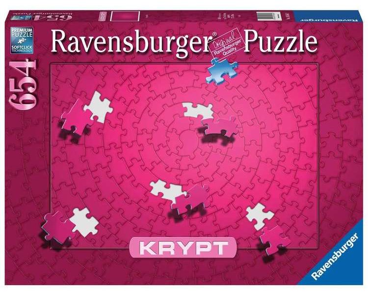 Puzzle 654 Teile: Krypt Pink - RAVEN 16564