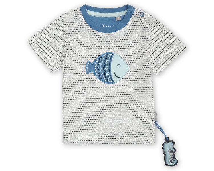 Baby T-Shirt mit Fischchen Motiv Gr. 92 - SIGI 210105-092