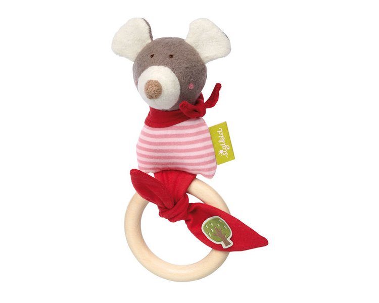 Babygreifling Maus, Green Collection - SIGIKID 41782