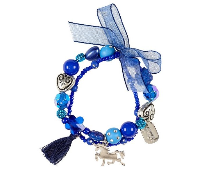 Armband Trish Einhorn, blau - SOUZA 105280