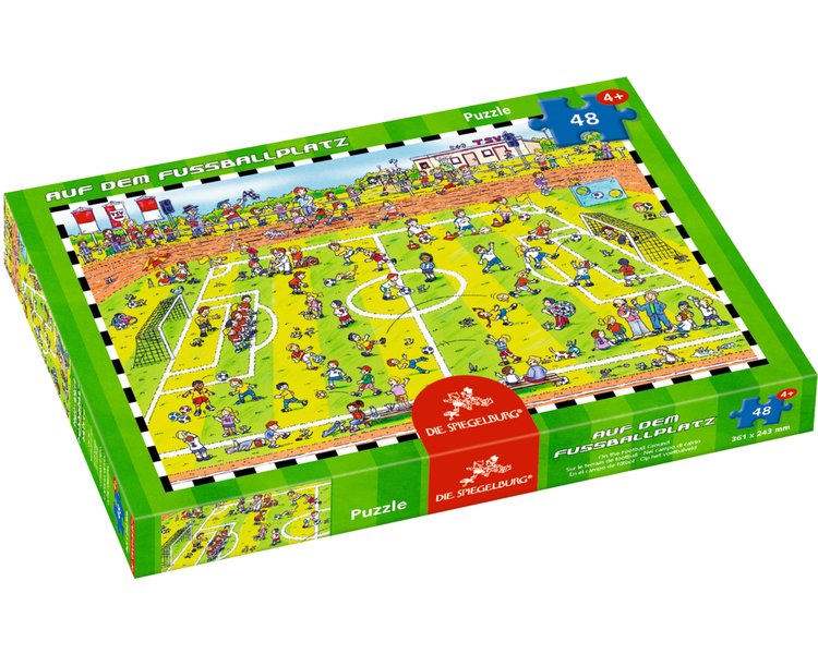 Boxpuzzle Auf dem Fußballplatz (48 Teile) - SPIEGEL 12701