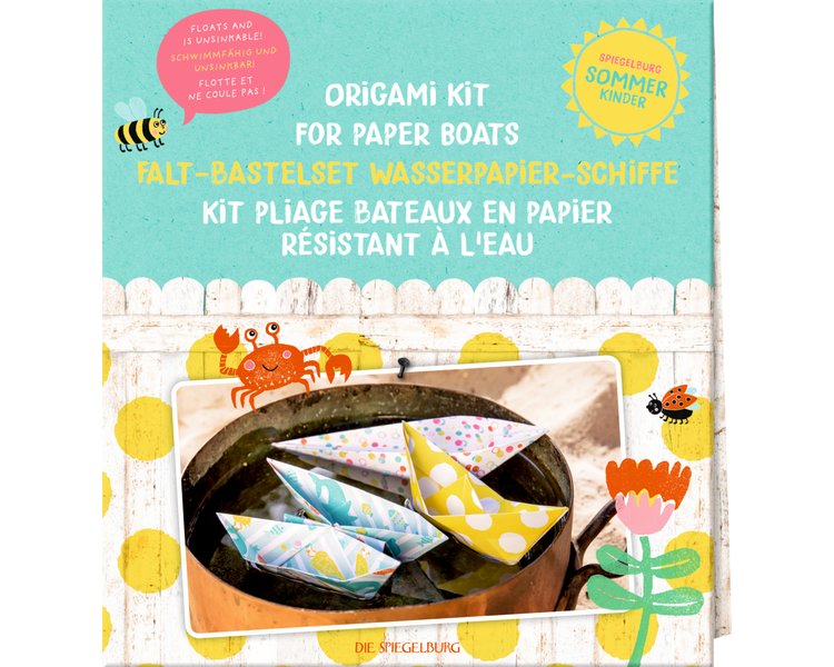 Falt-Bastelset Wasserpapier-Schiffe - Falt-Bastelset Wasserpapier-Schiffe -