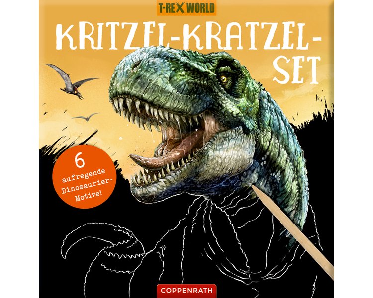 Kritzel-Kratzel-Set T-Rex World - COPPEN 71745