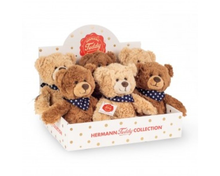 Teddy 2-farb.,sort. 23 cm (1 Stück) - HERMANN 913740 Teddy 2-farb.,sort. 23 cm (1 Stück) - HERMANN 913740