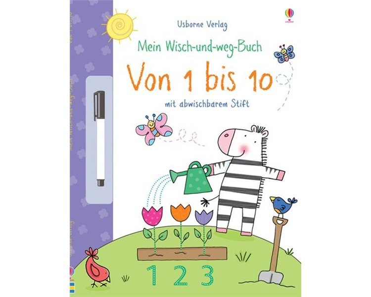 Mein Wisch-und-weg-Buch: Von 1 bis 10 - USBORNE 2024