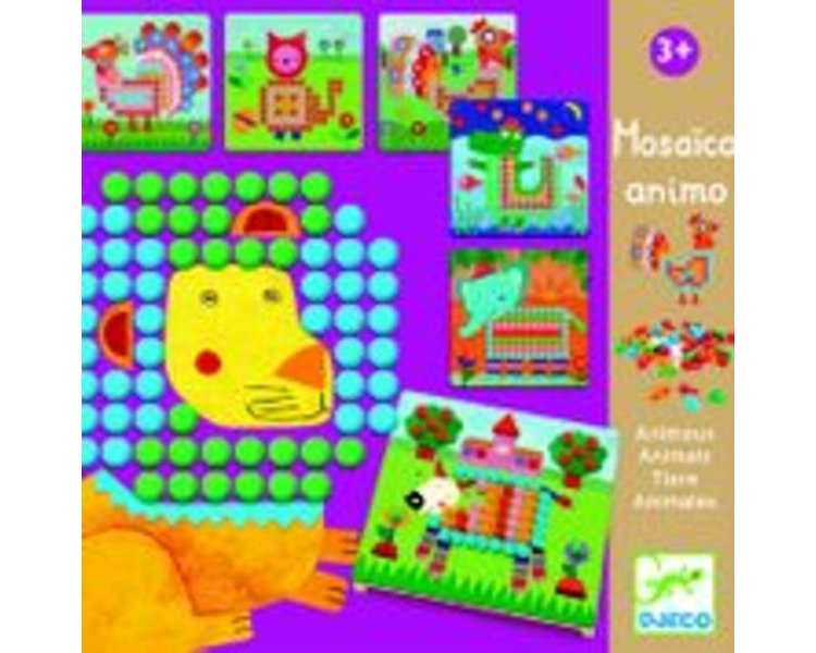 Steckspiel Mosaik Tiere - DJECO 8137