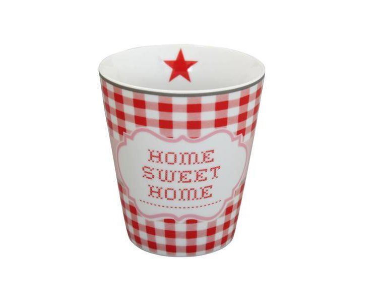 Happy Mug Becher Home Sweet Home - KRASILNIKOFF HM41