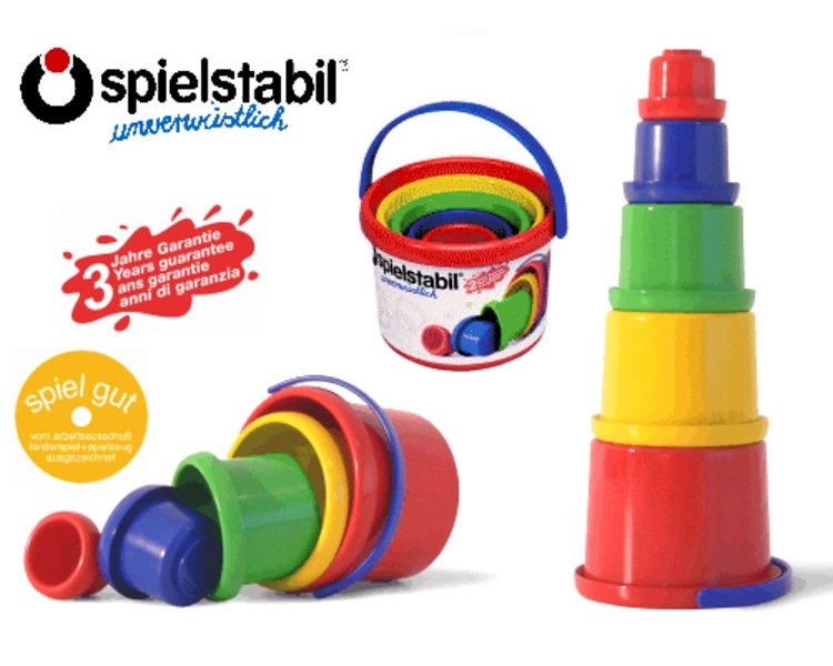 Stapelbecher-Set 5-tlg. - SPIELSTABIL 3502